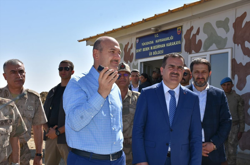 Süleyman Soylu sınırda üs bölgesini ziyaret etti Erdoğan askerlere böyle seslendi - Resim: 3