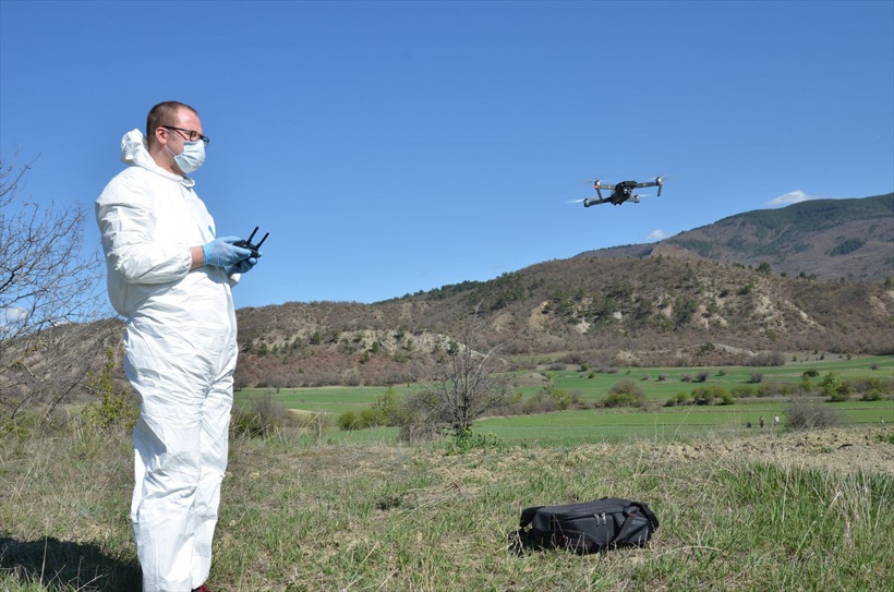 Kastamonu'da çiftçilerin sosyal mesafesi drone ile denetleniyor - Resim: 3