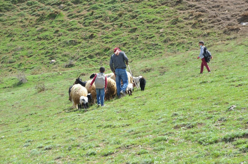 Hakkarili İsa uzaktan eğitime katılabilmek için her gün 2 kilometre yürüyor - Resim: 2