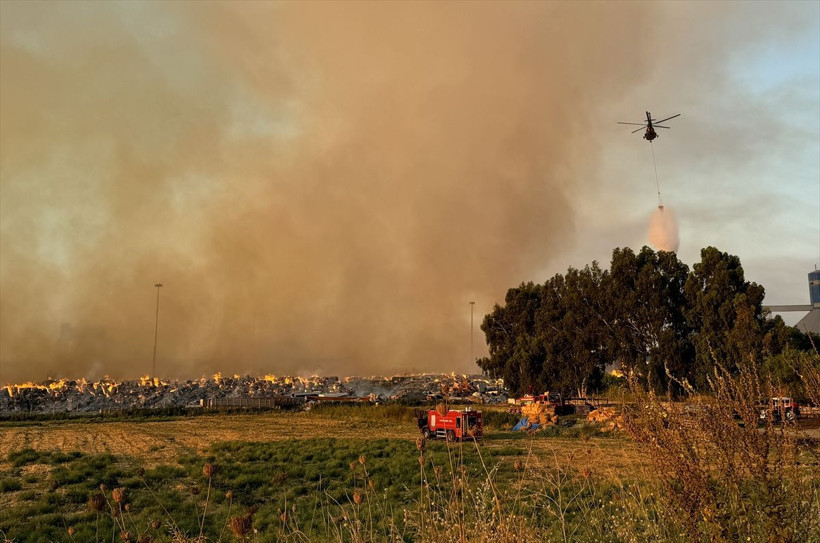 Aydın'da kağıt fabrikası yanıyor! Alevler her yeri sardı - Resim: 2