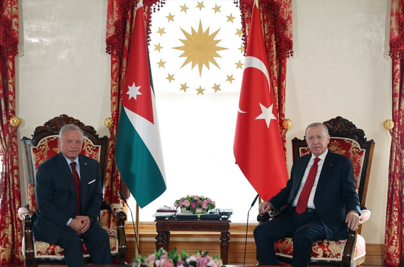 Cumhurbaşkanı Erdoğan, Ürdün Kralı 2. Abdullah'ı resmi törenle karşıladı - Resim: 6