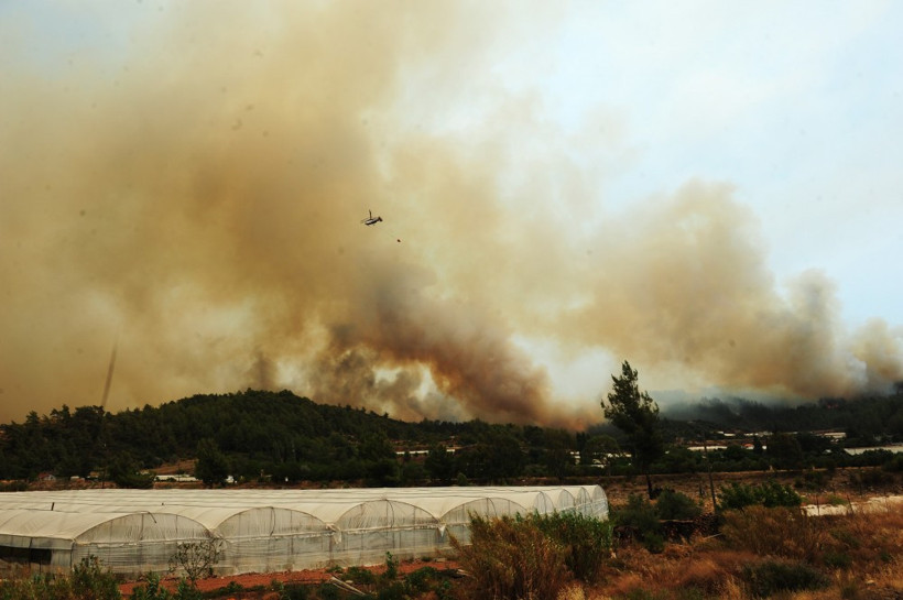 Tatil cennetinde yangın büyüyor! İnsanlar kaçıyor - Resim: 1