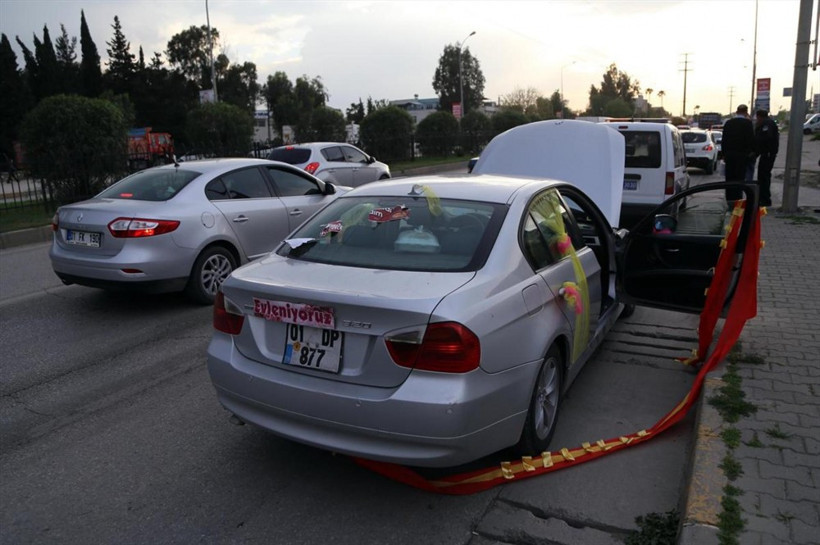 Düğün yerine karakola gittiler - Resim: 1