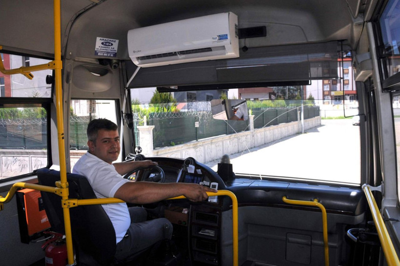 Aydın'da minibüse ev tipi klima taktıran vatandaş yakıttan tasarruf etti - Resim: 3