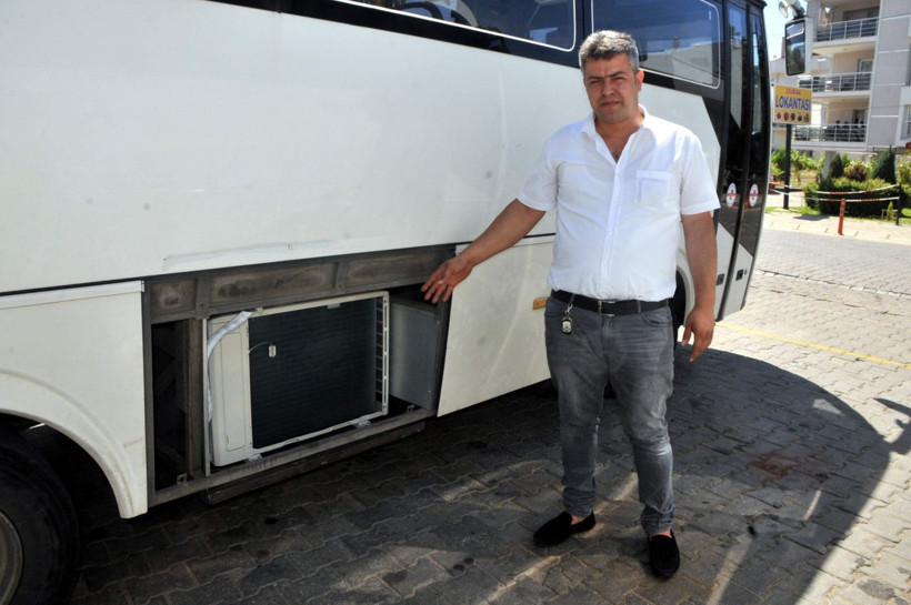 Aydın'da minibüse ev tipi klima taktıran vatandaş yakıttan tasarruf etti - Resim: 4
