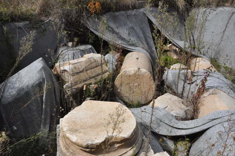 Amasra'da Kraliçe Amastris'in tapınağına ait olduğu düşünülen sütunlar bulundu - Resim: 3