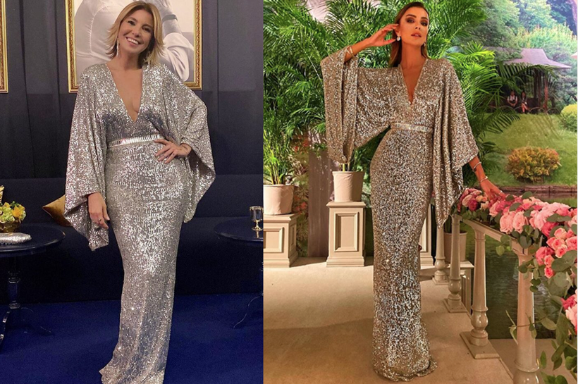 Gülben Ergen ve Özge Ulusoy pişti oldu elbiselerin 'göğüs farkı' ise olay! - Resim: 2