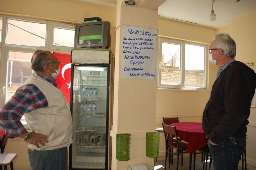 Tekirdağ'da kahveci astı müşterileri şaşkınlıkla okudu - Resim: 2