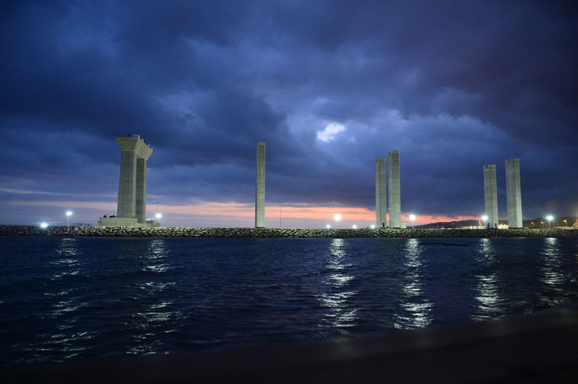 1915 Çanakale Köprüsü'nde kuzey yönlü geçici çalışma halatı montajı başladı - Resim: 4