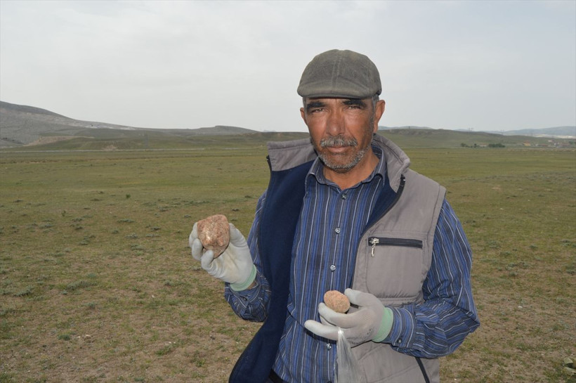 Afyonkarahisar'da köylüler define arar gibi arıyor şekli patatese benziyor - Resim: 2