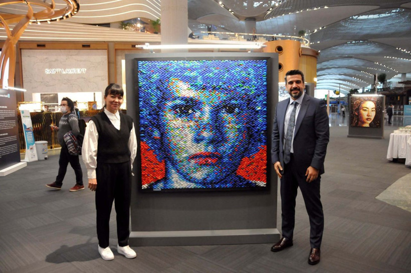 Bakan bir daha baktı hayran kaldı! Topladığı atıkları sanat eserine dönüştürdü - Resim: 3