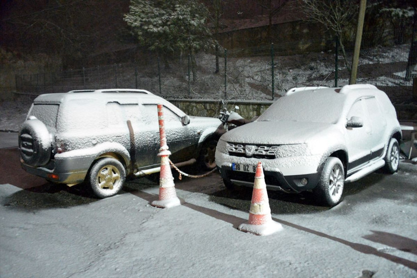 Meteoroloji uyarmıştı! Kırklareli'nde beklenen kar geldi - Resim: 4