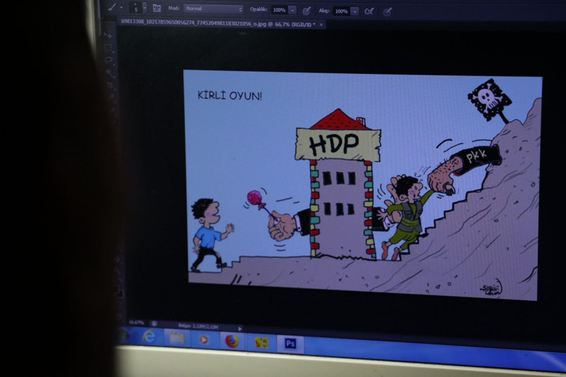 Ünlü karikatür sanatçısı HDP önünde eylem yapan annelere destek verdi - Resim: 4
