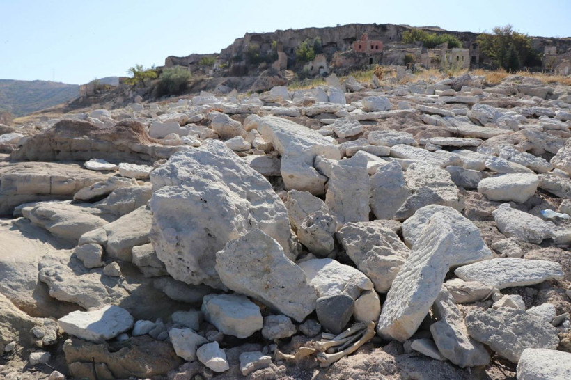 Kayseri'de korkunç görüntü! Baraj suları çekilince ortaya çıktı - Resim: 3