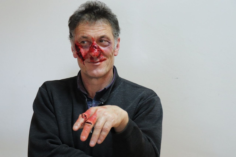 Sağlık çalışanı 112 tatbikatı için yaptı görenler gözlerine inanamadı - Resim: 1