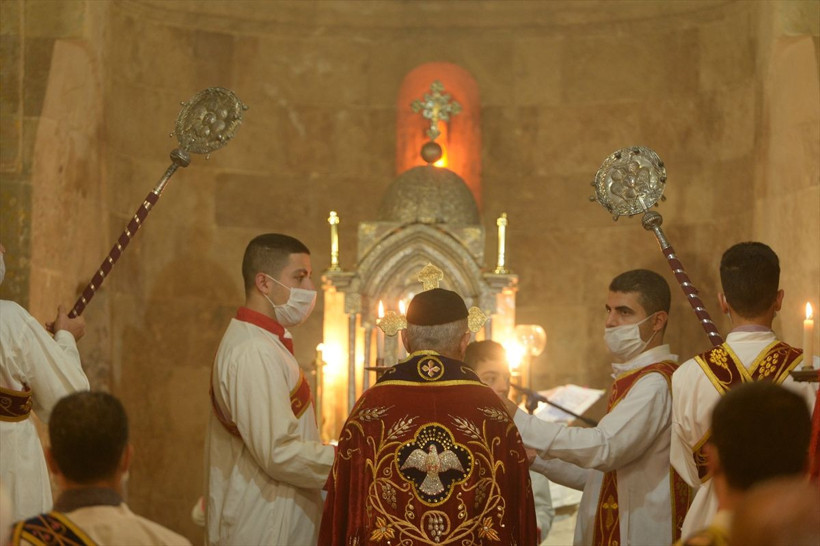 Kırklar Kilisesi'nde Paskalya Bayramı, koronavirüs önlemleriyle kutlandı - Resim: 3