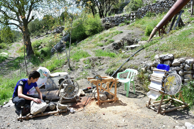 Muğla'da yaşadığı imkansızlıklar genci mucit yaptı TÜBİTAK başkanı destek sözü verdi - Resim: 1