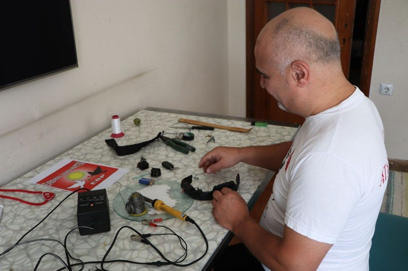 Samsun'da karantinaya uymayanlar için icat etti! Görenler hayret etti - Resim: 1