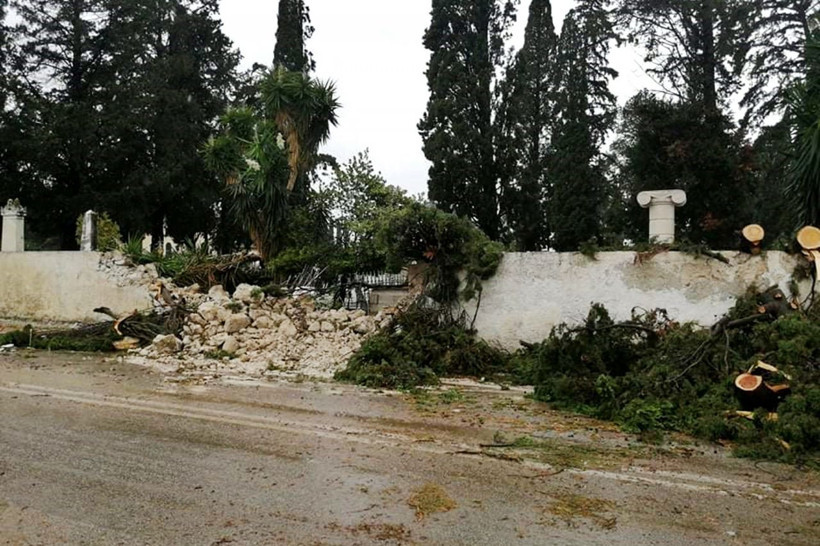 Tropik fırtına Yunan adası Zakynthos'u vurdu - Resim: 3