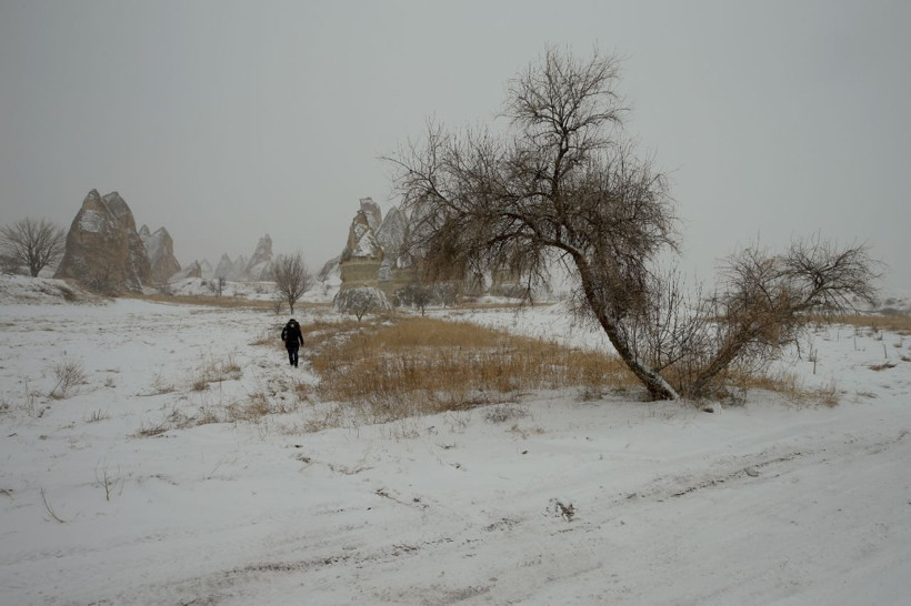 Nevşehir'de kar yağınca Kapadokya'da tablo gibi fotoğraflar ortaya çıktı - Resim: 2