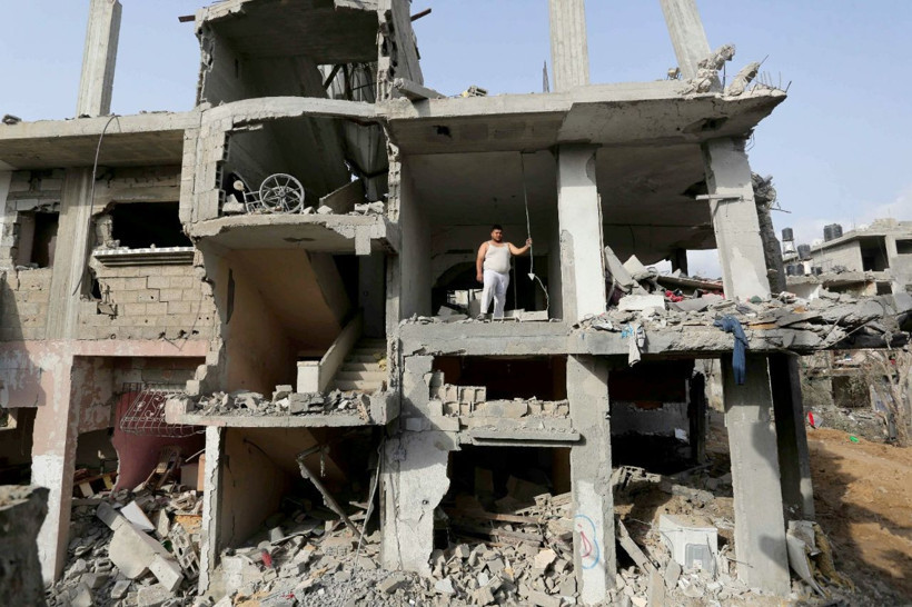 Gazze halkı ateşkesin ardından enkaza dönmüş evlerine geri döndü - Resim: 4