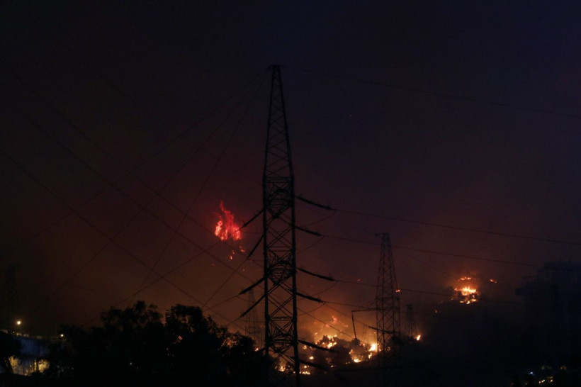 Muğla'nın Milas ilçesindeki orman yangını Kemerköy Termik Santrali'nin tel örgülerine kadar yaklaştı - Resim: 4
