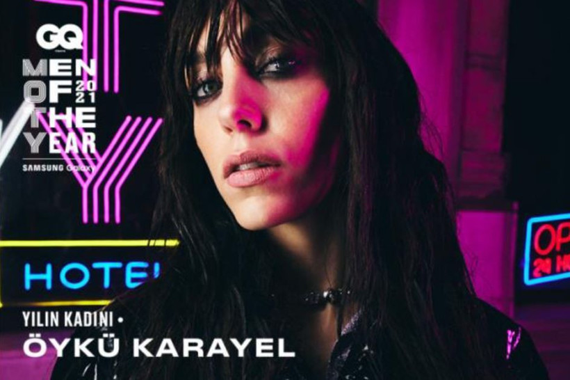 GQ 2021 Men Of The Year Ödüllerinde yılın kadını Öykü Karayel eşi Can Bonomo'yu ağlattı - Resim: 3