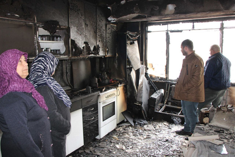 Yanan daireden geriye sadece Kur’an-ı Kerim kaldı! - Resim: 2