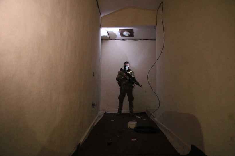 Münbiç'te teröristlerce kullanılan hastanenin altında tünel ağı bulundu - Resim: 1