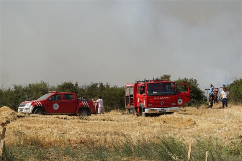 Tekirdağ'da anız yangını paniği: Alevler ormana sıçradı - Resim: 2