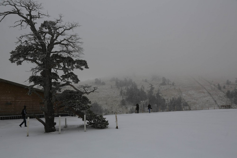 Bu fotoğraflar bugün çekildi! Kar bakın nereyi vurdu - Resim: 1