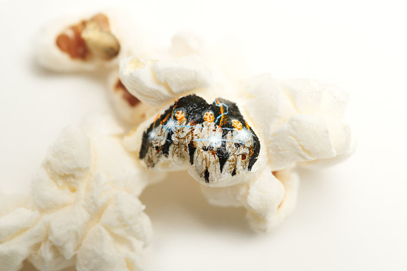 Patlamış mısır üzerine dünyaları sığdırdı - Resim: 4