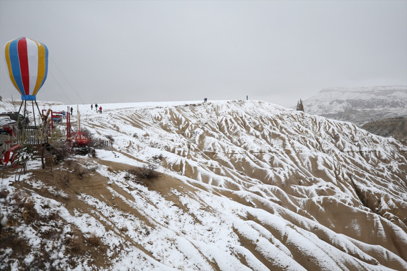 Kapadokya'dan muhteşem kar manzaraları! - Resim: 4
