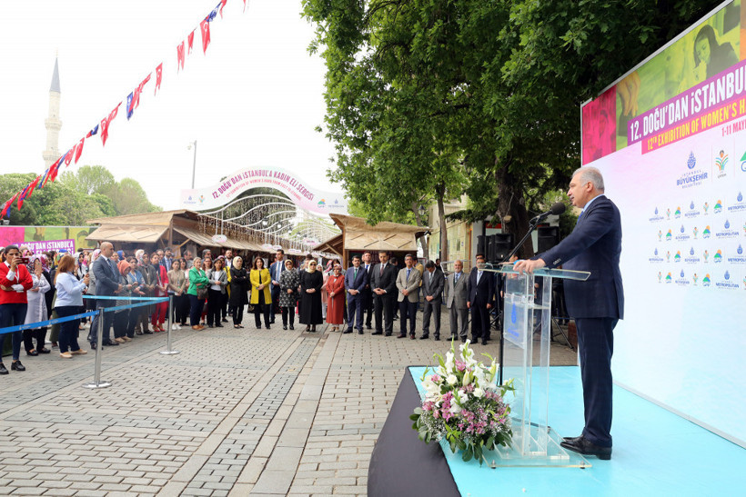 Başkan Uysal 'Doğudan İstanbul'a Kadın Eli Sergisi'nin açılışını yaptı - Resim: 4
