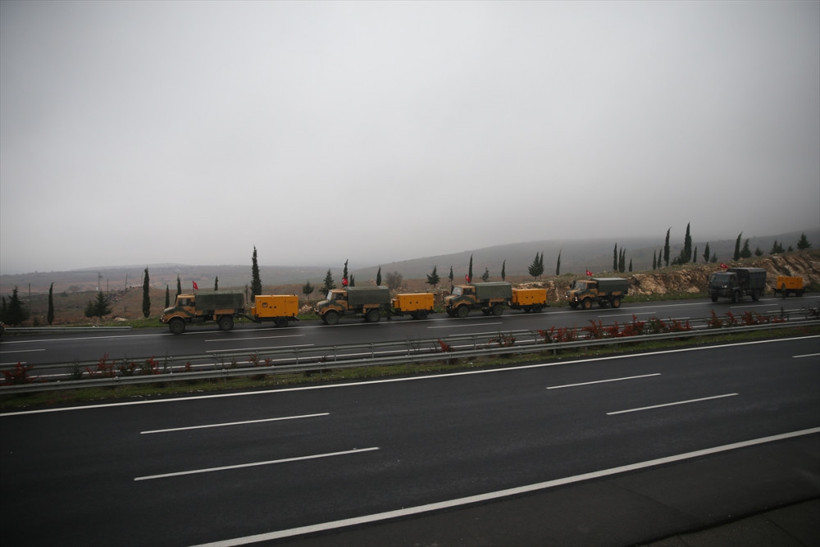 Türk bayraklı mühimmat konvoyu! Suriye sınırına giderken görüntülendi - Resim: 4