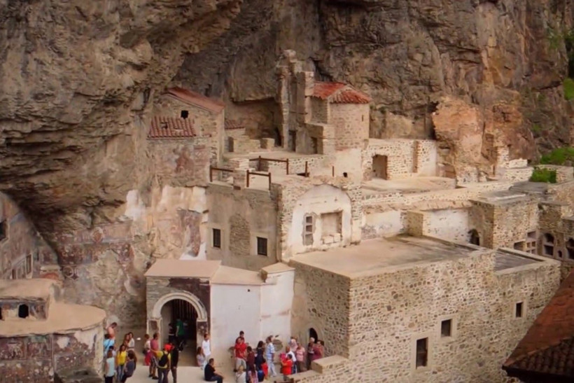 Sümela Manastırı'nda teleferik yolda restorasyon bitti - Resim: 4