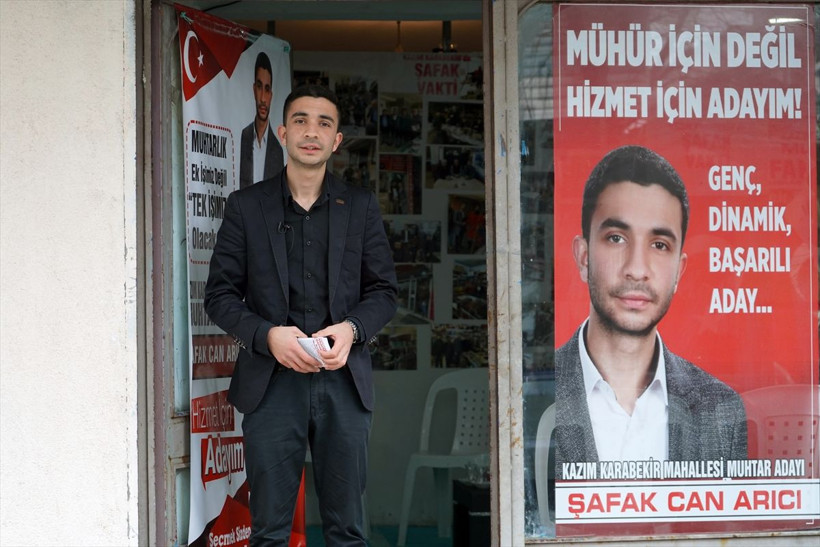 İstanbul'un en genç  muhtar adayı - Resim: 1