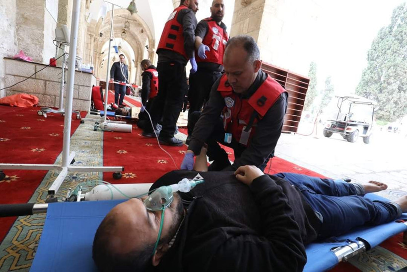 Mescid-i Aksa’da yangın tatbikatı - Resim: 2