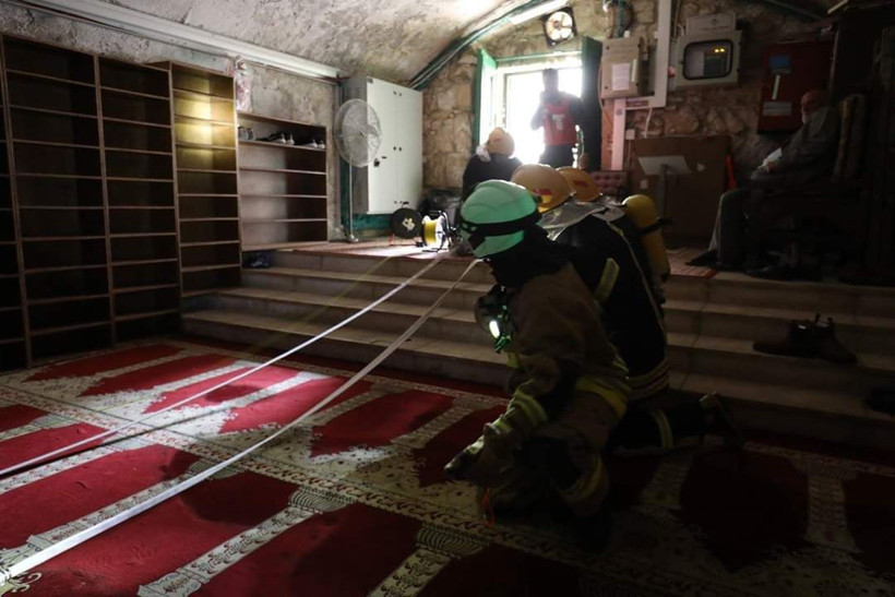 Mescid-i Aksa’da yangın tatbikatı - Resim: 4