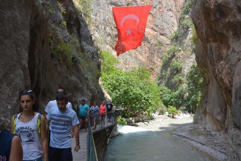 Saklıkent Kanyonu'na ziyaretçi akını - Resim: 3