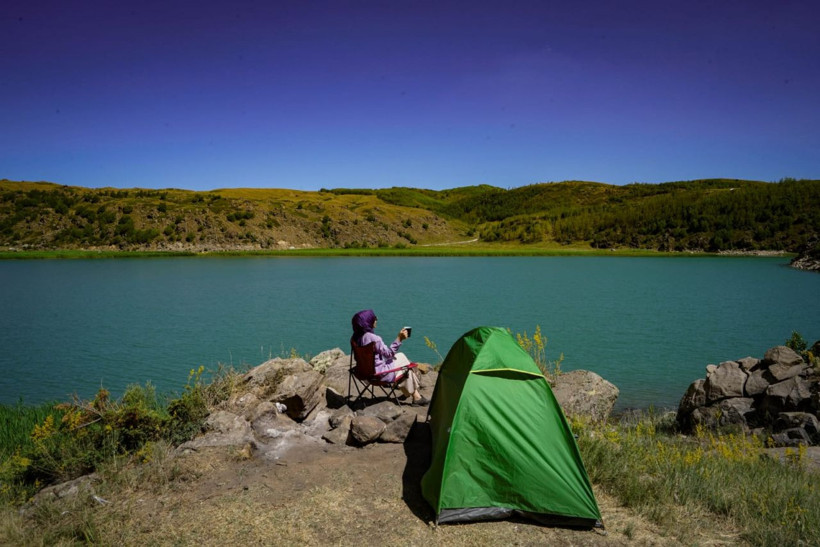Kampçıların uğrak yeri oldu! Bitlis'teki Nemrut Krater Gölü yoğun ilgi görüyor - Resim: 1