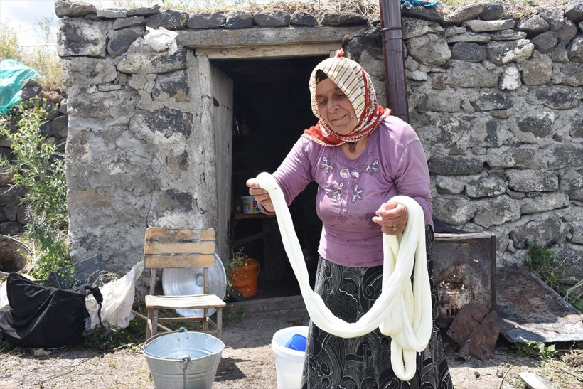 Çeçil peyniri nasıl yapılır Kars yaylalarındaki görüntülere bakın - Resim: 2