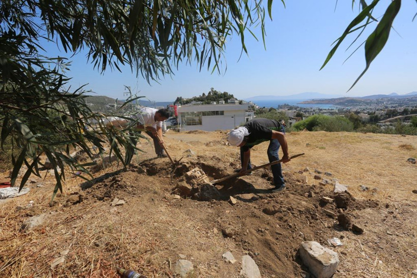 Bodrum'da belediye personeli tesadüfen farketti hafriyattan bakın ne çıktı! - Resim: 4