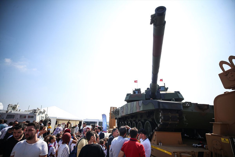 TEKNOFEST'te sergilenen yerli tank Altay T1 için sürpriz çalışma - Resim: 1