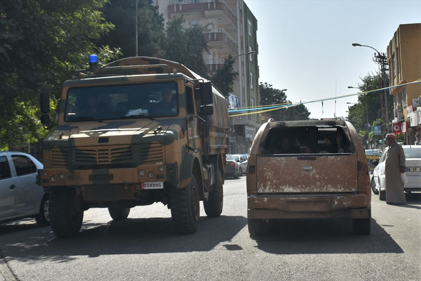 Suriye sınırındaki askeri hareketlilik böyle görüntülendi - Resim: 4