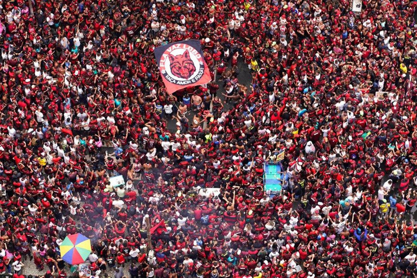 Flamengo'nun çılgın Libertadores kutlaması - Resim: 3