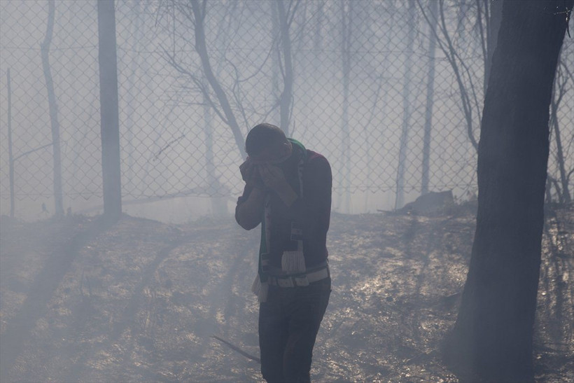 Mültecilerden gaz bombasına karşı pet şişeden önlem - Resim: 4