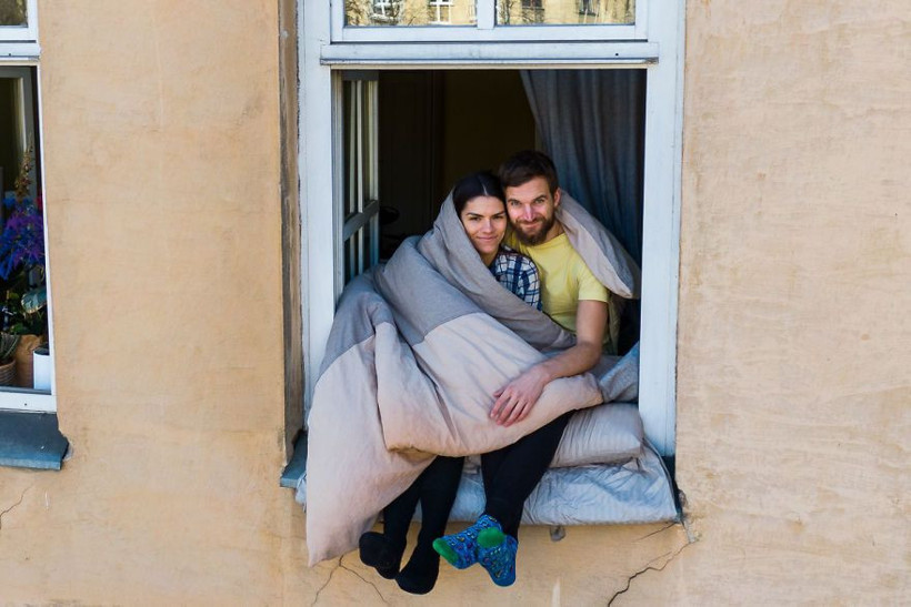 Drone ile çekilen eğlenceli karantina pozlarına yenileri eklendi! - Resim: 4