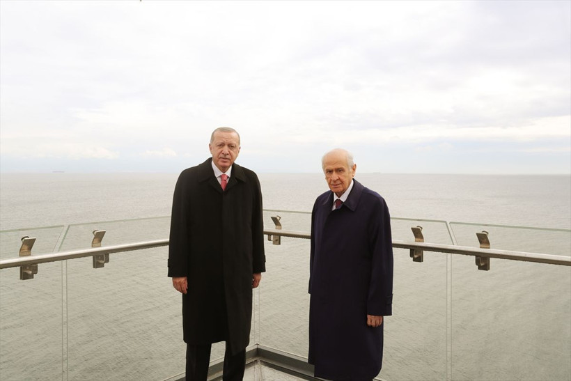 Cumhurbaşkanı Erdoğan ve MHP Genel Başkanı Bahçeli, Demokrasi ve Özgürlükler Adası'nı gezdi - Resim: 4
