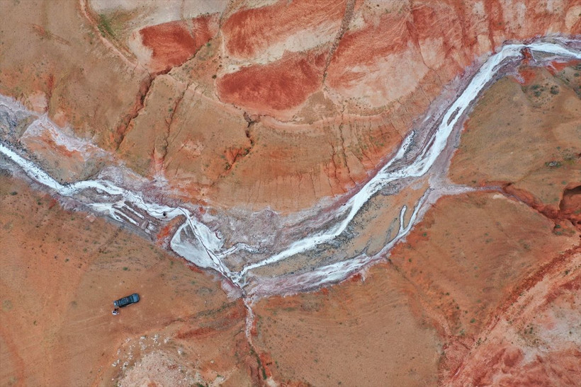 Iğdır'ın 'Tuz deresi' ziyaretçilerine kendini hayran bırakıyor görenin gönlü açılıyor - Resim: 3